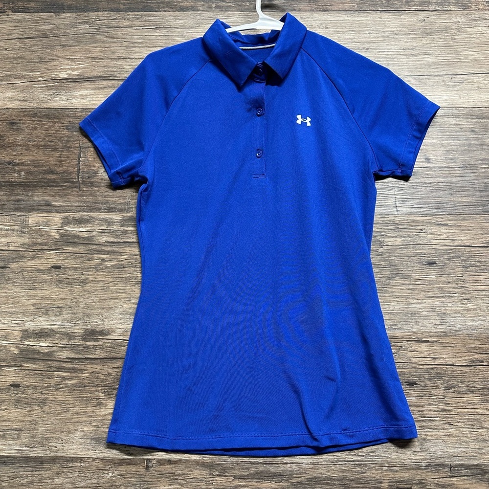 Under Armour Women's Blue Polo ⛳️ Golf Shirt